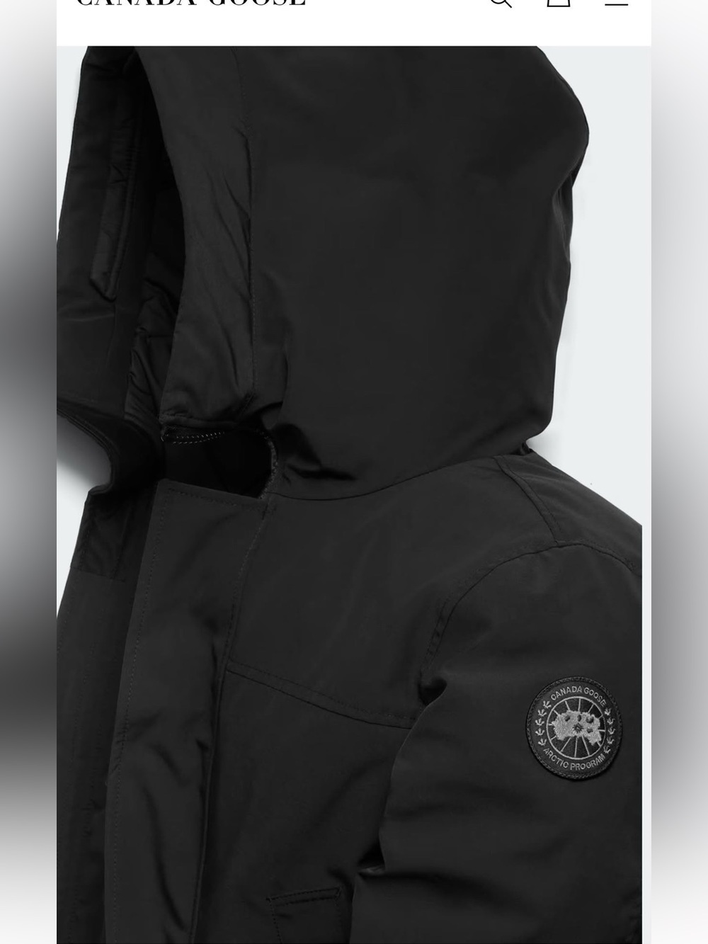Canada Goose Langford Parka Black Disk - Picture 4 of 9